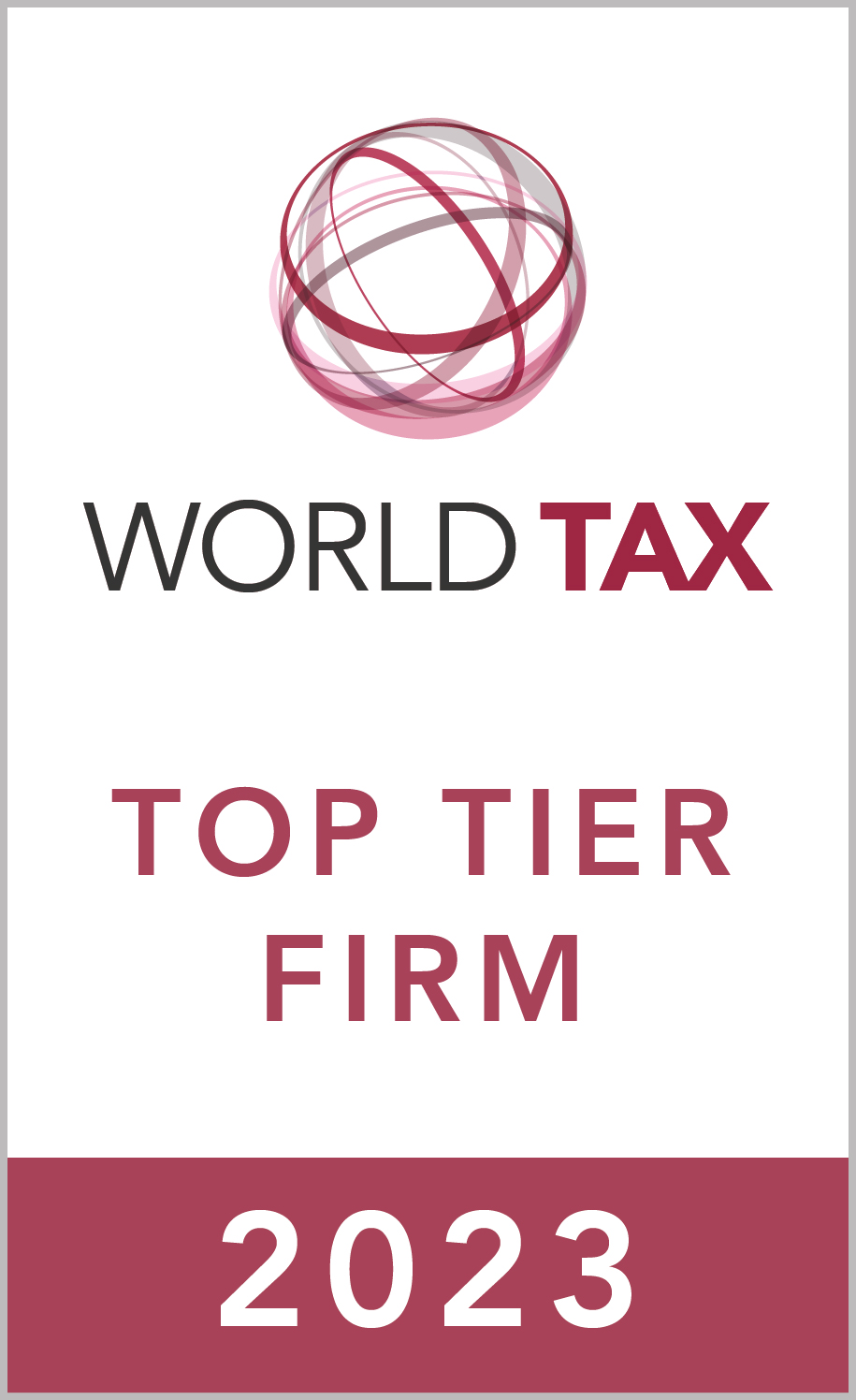 World Tax Top Tier Firm 2023